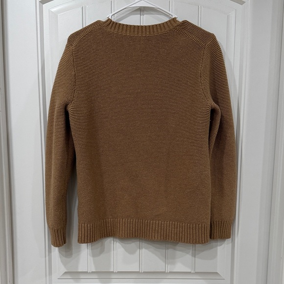 EUC J. Crew Camel Crew Neck Sweater - Picture 5 of 5